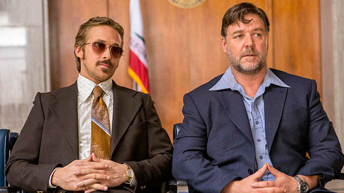 Dobri momci scena iz filma Russel Crowe Ryan Gosling
