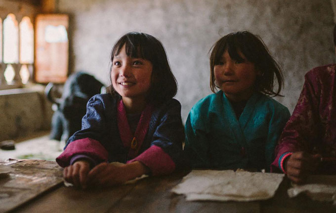 lunana a yak in the classroom